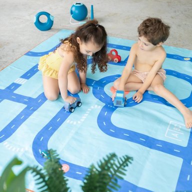 TOALLA PLAYA QUUT PISTAS MULTICOLOR JUEGO TAMAÑO XL - 3