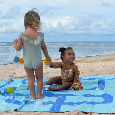TOALLA PLAYA QUUT PISTAS MULTICOLOR JUEGO TAMAÑO XL - 4