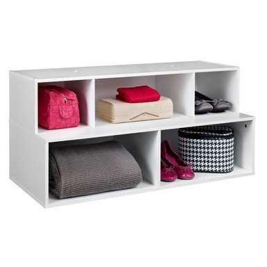 GAUDI MUEBLE ZAPATERA TRACY - BLANCO