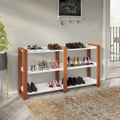 GAUDI MUEBLE ZAPATERA EVANS - BLANCO - 2