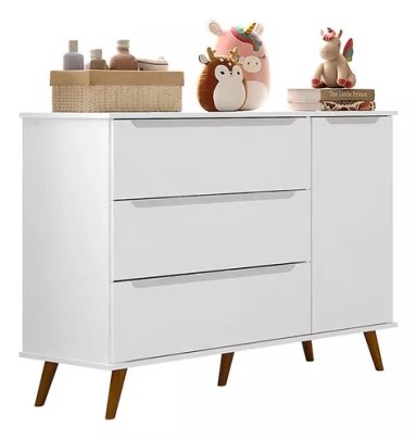 COMODA MELINDA BLANCO MUEBLES GADUI