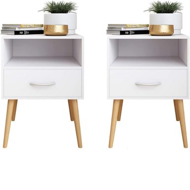VELADOR X2 MUEBLES GAUDI JOOLI BLANCO