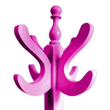 PERCHERO DE MADERA FUCSIA - MUEBLES GAUDI - 2