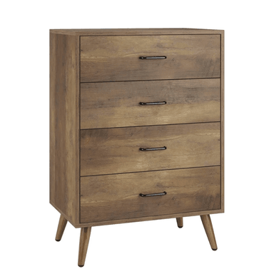 COMODA MUEBLES GAUDI ROMA 4 CAJONES CARAMELO