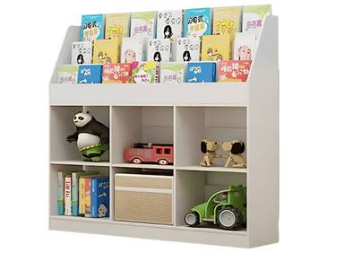 LIBRERO JUGUETERO INFANTIL POLO BLANCO MUEBLES GAUDI