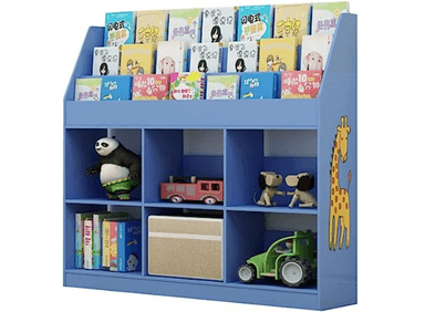 LIBRERO JUGUETERO MELMAN AZUL MUEBLES GAUDI