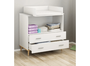 COMODA MUEBLES GAUDI CAMBIADOR DE BEBE LOLO BLANCO - 2