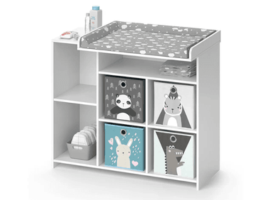 COMODA MUEBLES GAUDI CAMBIADOR DE BEBE URIEL BLANCO