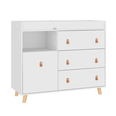 COMODA MUEBLES GAUDI CAMBIADOR DE BEBE ZIGOR BLANCO - 5