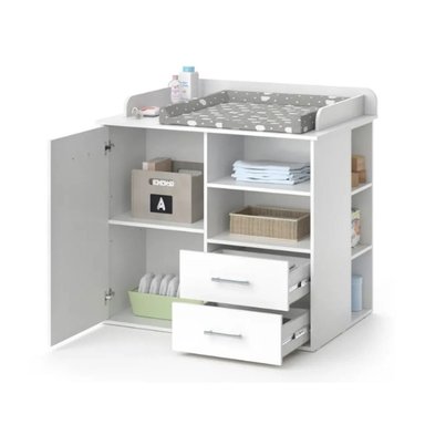 COMODA MUEBLES GAUDI CAMBIADOR DE BEBE TADEO BLANCO
