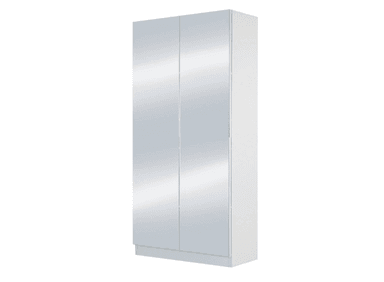 ZAPATERA MUEBLES GAUDI BLANCO CON ESPEJO 30 PARES CRONOS