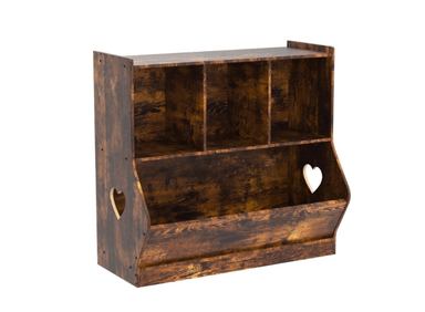 LIBRERO JUGUETERO ORGANIZADOR INFANTIL CAREY CARAMELO - MUEBLES GAUDI - 3