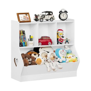 LIBRERO MUEBLES GAUDI BLANCO JUGUETERO ORGANIZADOR INFANTIL CAREY