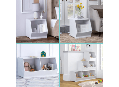 ORGANIZADOR MULTIFUNCIONAL JUGUETERO INFANTIL ARMADO CHENOA - MUEBLES GAUDI - 3