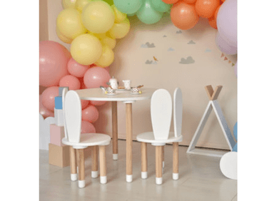 SET MESA Y 2 SILLAS INFANTIL CONEJITO LIV - MUEBLES GAUDI - 4