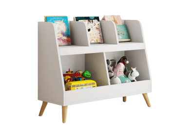 ESTANTE LIBRERO MUEBLES GAUDI BLANCO JUGUETERO INFANTIL ALLYA