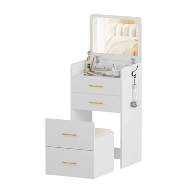 TOCADOR MUEBLES GAUDI BLANCO MULTIFUNCIONAL BROOKLYN