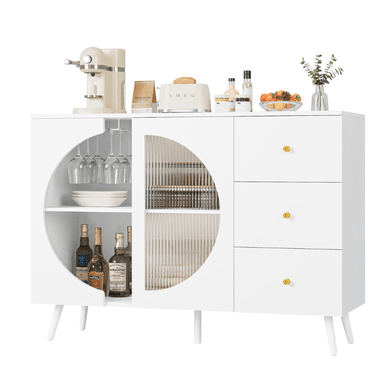 MUEBLE MUEBLES GAUDI BLANCO APARADOR VITRINA RODRIC