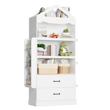 LIBRERO ORGANIZADOR INFANTIL KALMA BLANCO MUEBLES GAUDI