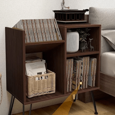 MUEBLE ESTANTE TOCADISCO RIGA CARAMELO MUEBLES GAUDI - 3