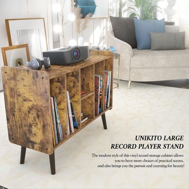 MUEBLE ESTANTE TOCADISCO RULLY CARAMELO MUEBLES GAUDI - 5