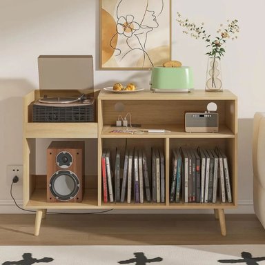 MUEBLE ESTANTE TOCADISCO ARATH DUNA MUEBLES GAUDI - 4