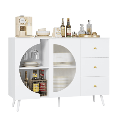 VITRINA APARADOR RODRIC BLANCO MUEBLES GAUDI