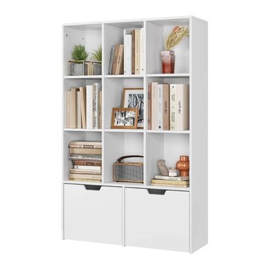 LIBRERO ESTANTE SANTINO BLANCO MUEBLES GAUDI