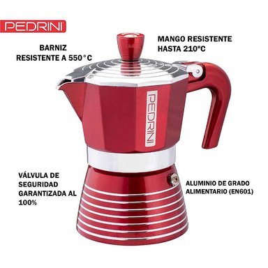 CAFETERA MOKA ITALIANA INFINITY PASION 3 TZ - 2