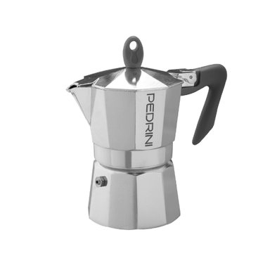 CAFETERA PEDRINI KAFFETTIERA EXPRESSO MOKA ITALIANA MANGO NEGRO 3TZ