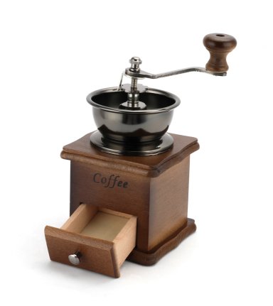 MOLINILLO DE CAFE VINTAGE CONO DE CERAMICA