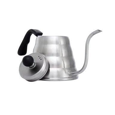 TETERA CUELLO DE CISNE X 1.2 LT DE ACERO INOXIDABLE