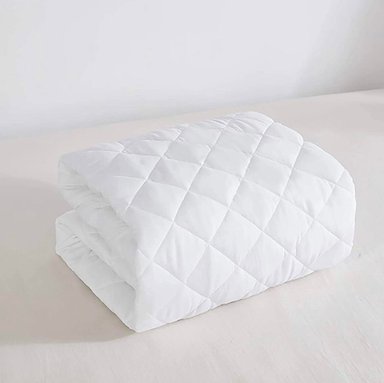 FUNDA COLCHON TEFI HOME 1.5 PLAZAS ALGODÓN PIMA BLANCO IMPERMEABLE - 4