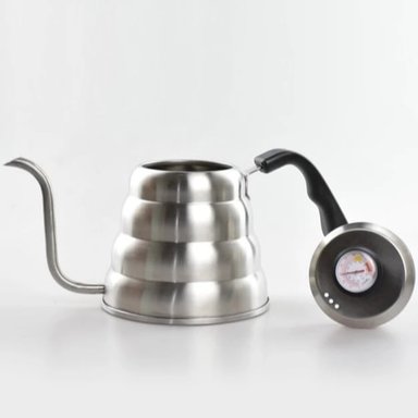 TETERA COFFEE POINT CUELLO CISNE 1.2LT TERMÓMETRO ACERO INOXIDABLE - 2