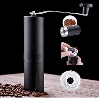 MOLINILLO COFFEE POINT MANUAL PORTÁTIL BLACK ACERO INOXIDABLE