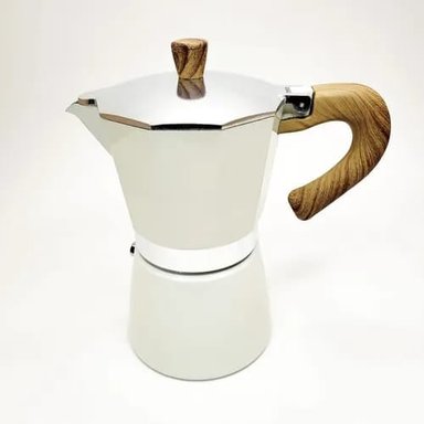 CAFETERA ITALIANA VINTAGE 6 TZAS BLANCO - 1