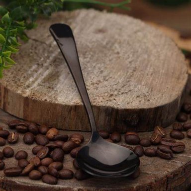 CUCHARA COFFEE POINT CATACIÓN NEGRO BRILLANTE CATACION