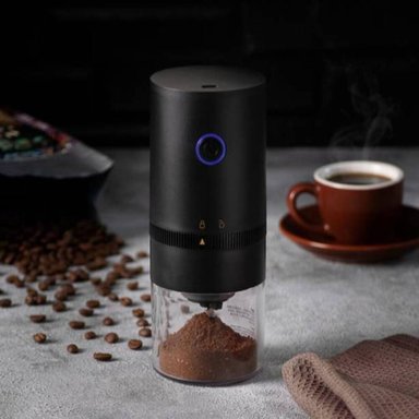 MOLINILLO COFFEE POINT ELECTRICO NEGRO CAFE PORTATIL USB 80GR