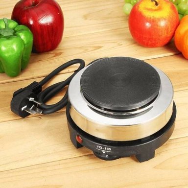 MINI COFFEE POINT PORTÁTIL NEGRO ESTUFA ELECTRICA PORTATIL 500W