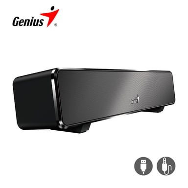 PARLANTE GENIUS USB SOUNDBAR 100 MINI 6W NEGRO - 1