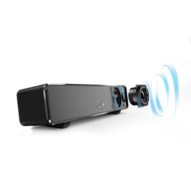 PARLANTE GENIUS USB SOUNDBAR 100 MINI 6W NEGRO - 4