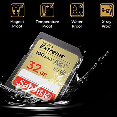 MEMORIA SANDISK SD EXTREME 32GB 4K UHS-I CLASE-10 U3 100MBS-AMARILLA SDSDXVT-032G-GNCIN - 3