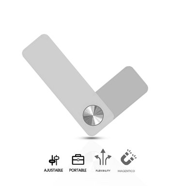 SOPORTE ST SYT HOLDER CELULAR LAPTOP CORPORATIVOS FOR BUSINESS ALUMINIO HS219N SILVER - 1