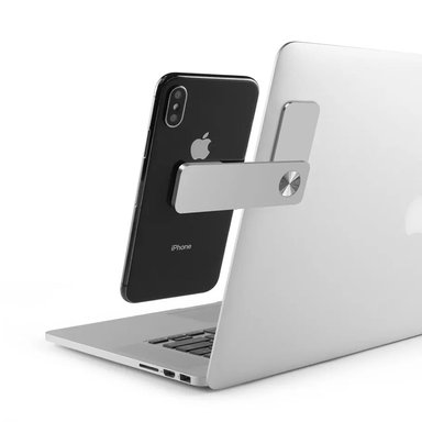 SOPORTE ST SYT HOLDER CELULAR LAPTOP CORPORATIVOS FOR BUSINESS ALUMINIO HS219N SILVER - 2