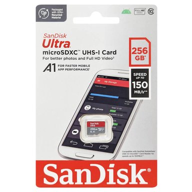 MEMORIA SANDISK 256G MICRO SDXC UHS-I B ULTRA A1 150MBPS SDSQUAC--GN6MN - 1