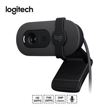 LOGITECH CAMARA WEB BRIO 100 FULL HD 1080P EQUILIBRIO DE ILUMINACIÓN AUTOMÁTICO - 1