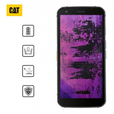 CELULAR CAT SMARTPHONE S62 PRO 6GB RAM 128GB ROM CÁMARA 12MP RESISTENTE Y TODO TERRENO NEGRO