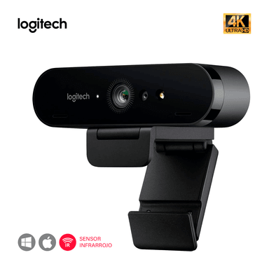 LOGITECH CAMARA WEB BRIO ULTRA HD 4K PRO CON IMAGEN SUPERIOR Y RESOLUCIÓN 4K PARA NEGOCIOS - 1
