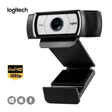 LOGITECH WEBCAM C930E FULL HD 1080P CON ZOOM AVANZADO Y PUERTO USB-A NEGRO - 1