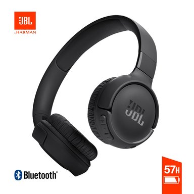 AUDÍFONOS JBL ON-EAR BLUETOOTH TUNE520 SONIDO CLARO ESTABLE Y HASTA 57HRS USO NEGRO - 1
